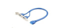 GEMBIRD Přídavné porty pro MB, záslepka 2x USB3.0 (bracket)