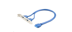 GEMBIRD Přídavné porty pro MB, záslepka 2x USB3.0 (bracket) GEMBIRD Přídavné porty pro MB, záslepka 2x USB3.0 (bracket)