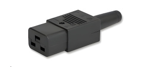 PREMIUMCORD Konektor napájecí 230V na kabel (samice, IEC C19)
