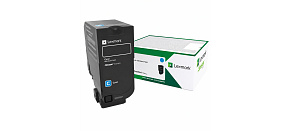 LEXMARK toner CS720, CS725, CX725 Cyan Standard Yield Return Programme Toner Cartridge LEXMARK toner CS720, CS725, CX725 Cyan Standard Yield Return Programme Toner Cartridge