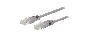 C-TECH kabel patchcord Cat5e, UTP, šedý, 50m