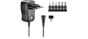 Goobay Univerzální napájecí adaptér 230V/3-12V stejnosměrný 600mA Goobay Univerzální napájecí adaptér 230V/3-12V stejnosměrný 600mA