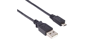 PREMIUMCORD Kabel USB 2.0 A-Micro B propojovací 0,2m (černý) PREMIUMCORD Kabel USB 2.0 A-Micro B propojovací 0,2m (černý)