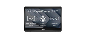 ASUS PC AiO ExpertCenter E1 (E1600WKAT-MR8128X), Cel N4500, 15.6" 1920 x 1080, 8GB, 128GB SSD, Intel UHD, W11 Pro, Black ASUS PC AiO ExpertCenter E1 (E1600WKAT-MR8128X), Cel N4500, 15.6" 1920 x 1080, 8GB, 128GB SSD, Intel UHD, W11 Pro, Black