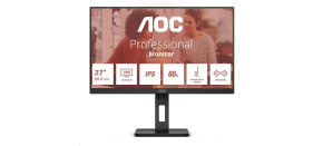 AOC MT IPS LCD WLED 27" U27E3UF - IPS panel, 3840x2160, 2xHDMI, DP, USB 3.2, repro, pivot AOC MT IPS LCD WLED 27" U27E3UF - IPS panel, 3840x2160, 2xHDMI, DP, USB 3.2, repro, pivot