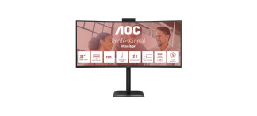 AOC MT VA 34" CU34E4CW - VA panel, 3440x1440, 120Hz, HDMI, DP, USB-C AOC MT VA 34" CU34E4CW - VA panel, 3440x1440, 120Hz, HDMI, DP, USB-C