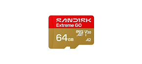 SanDisk micro SDXC karta 64GB Extreme GO (170 MB/s , UHS-I U3 V30) SanDisk micro SDXC karta 64GB Extreme GO (170 MB/s , UHS-I U3 V30)