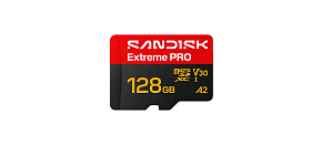 SanDisk micro SDXC Extreme PRO 128GB UHS-I U3 (250R/120W MB/s, UHS-I U3 V30) + adaptér SanDisk micro SDXC Extreme PRO 128GB UHS-I U3 (250R/120W MB/s, UHS-I U3 V30) + adaptér