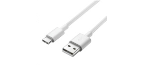 PremiumCord Kabel USB 3.1 C/M - USB 2.0 A/M, rychlé nabíjení proudem 3A, 1m, bílá