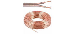 PremiumCord reproduktorový kabel 2× 1,5 mm², 10 m (100% CU měď) PremiumCord reproduktorový kabel 2× 1,5 mm², 10 m (100% CU měď)