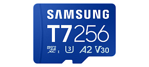 Samsung micro SD karta T7 - 256GB + USB adaptér Samsung micro SD karta T7 - 256GB + USB adaptér