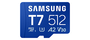 Samsung micro SD karta T7 - 512GB + USB adaptér Samsung micro SD karta T7 - 512GB + USB adaptér