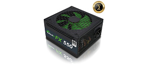 EVOLVEO FX 550, zdroj 550W ATX, 14cm, tichý, 80+ White, záruka 3 roky, černý EVOLVEO FX 550, zdroj 550W ATX, 14cm, tichý, 80+ White, záruka 3 roky, černý