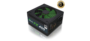 EVOLVEO FX 450, zdroj 450W ATX, 14cm, tichý, 80+ White, záruka 3 roky, černý EVOLVEO FX 450, zdroj 450W ATX, 14cm, tichý, 80+ White, záruka 3 roky, černý