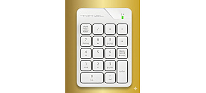 A4tech FSTYLER bezdrátová numerická klávesnice, bílá A4tech FSTYLER bezdrátová numerická klávesnice, bílá