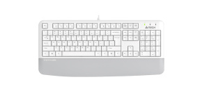 A4tech FK20, multimediální kancelářská klávesnice, CZ/US, USB, bílá A4tech FK20, multimediální kancelářská klávesnice, CZ/US, USB, bílá