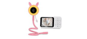 EVOLVEO Baby Monitor N35, kamera, VOX, teploměr, noční vidění, RGB, růžová EVOLVEO Baby Monitor N35, kamera, VOX, teploměr, noční vidění, RGB, růžová