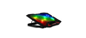 EVOLVEO Ania 5RGB, chladicí podložka pro notebook, 5x ventilátor, RGB podsvícení EVOLVEO Ania 5RGB, chladicí podložka pro notebook, 5x ventilátor, RGB podsvícení