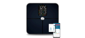 Salente BodyFit, chytrá osobní diagnostická fitness váha, Bluetooth, černá