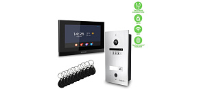 EVOLVEO DoorPhone ID-1, 2drátový videotelefon s RFID, otiskem prstu a podporou ONVIF kamer EVOLVEO DoorPhone ID-1, 2drátový videotelefon s RFID, otiskem prstu a podporou ONVIF kamer