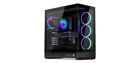 Endorfy skříň Fishtank 6000 Corona,Průhledná bočnice, E-ATX, 4x ARGB 120mm, černá Endorfy skříň Fishtank 6000 Corona,Průhledná bočnice, E-ATX, 4x ARGB 120mm, černá