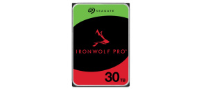 SEAGATE HDD 30TB IRONWOLF PRO, 3.5", SATA 6 Gb/s, 7200 RPM, Cache 512MB SEAGATE HDD 30TB IRONWOLF PRO, 3.5", SATA 6 Gb/s, 7200 RPM, Cache 512MB