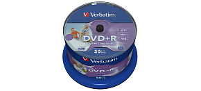 VERBATIM DVD+R(50-Pack)Spindle/Printable/16x/4.7GB/DLP VERBATIM DVD+R(50-Pack)Spindle/Printable/16x/4.7GB/DLP