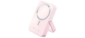 VERBATIM Powerbanka Charge 'n' Go, Magnetická, 10000 mAh, USB-C, Stojánek, Růžová VERBATIM Powerbanka Charge 'n' Go, Magnetická, 10000 mAh, USB-C, Stojánek, Růžová