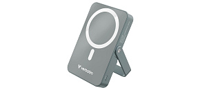 VERBATIM Powerbanka Charge 'n' Go, Magnetická, 10000 mAh, USB-C, Stojánek, Šedá VERBATIM Powerbanka Charge 'n' Go, Magnetická, 10000 mAh, USB-C, Stojánek, Šedá