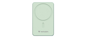 VERBATIM Powerbanka Charge 'n' Go Essentials, Magnetická, 20000 mAh, USB-C, Zelená VERBATIM Powerbanka Charge 'n' Go Essentials, Magnetická, 20000 mAh, USB-C, Zelená