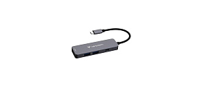 VERBATIM Dokovací stanice USB-C, 4v1, HDMI, USB-C PD, USB 3.0, USB 2.0, šedá VERBATIM Dokovací stanice USB-C, 4v1, HDMI, USB-C PD, USB 3.0, USB 2.0, šedá