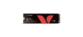 VERBATIM SSD Vi5000 Internal PCIe NVMe M.2 SSD 1TB , W 4500/ R 5000 MB/s VERBATIM SSD Vi5000 Internal PCIe NVMe M.2 SSD 1TB , W 4500/ R 5000 MB/s