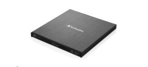 BAZAR - VERBATIM externí mechanika Slimline Blu-ray Rewriter USB 3.0 Zdarma BR Disc 25GB (CD DVD BD Mdisc) +NERO - Poško