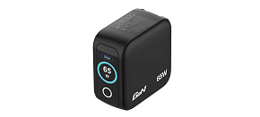 VERBATIM Mini GaN Nabíječka s displejem 65W, 2xUSB-C, 1xUSB-A, černá VERBATIM Mini GaN Nabíječka s displejem 65W, 2xUSB-C, 1xUSB-A, černá