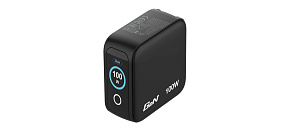 VERBATIM Mini GaN Nabíječka s displejem 100W, 2xUSB-C, 1xUSB-A, černá VERBATIM Mini GaN Nabíječka s displejem 100W, 2xUSB-C, 1xUSB-A, černá