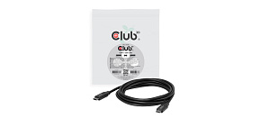 Club3D Kabel USB-C, 240W, 2m, černá, Data Blocker pro bezpečné nabíjení Club3D Kabel USB-C, 240W, 2m, černá, Data Blocker pro bezpečné nabíjení