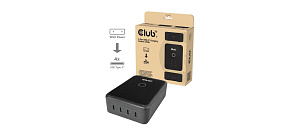 Club3D nabíječka 240W Charging Station GaN, 4xUSB-C, PPS + PD 3.1 Support + Led Display Club3D nabíječka 240W Charging Station GaN, 4xUSB-C, PPS + PD 3.1 Support + Led Display