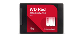 WD RED SSD 3D NAND WDS400T2R0A 4TB SATA/600 Powered by SanDisk, (R:560, W:530MB/s), 2.5" WD RED SSD 3D NAND WDS400T2R0A 4TB SATA/600 Powered by SanDisk, (R:560, W:530MB/s), 2.5"