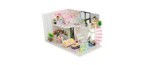 2Kids Toys miniatura domečku Dům Anniny růžové melodie 2Kids Toys miniatura domečku Dům Anniny růžové melodie