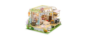 2Kids Toys miniatura domečku Kočičí kavárna se zahrádkou 2Kids Toys miniatura domečku Kočičí kavárna se zahrádkou