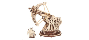 RoboTime 3D dřevěné mechanické puzzle Obléhací balista RoboTime 3D dřevěné mechanické puzzle Obléhací balista