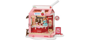 RoboTime Miniatura domečku Mléčný bar Strawberry RoboTime Miniatura domečku Mléčný bar Strawberry