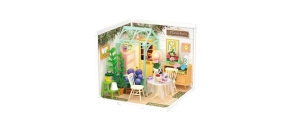 RoboTime Miniatura domečku Posezení s čajem v kvetoucí zahradě RoboTime Miniatura domečku Posezení s čajem v kvetoucí zahradě