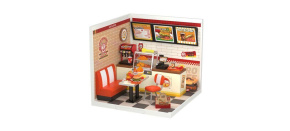 RoboTime Miniatura domečku Restaurace Mňam, mňam burger RoboTime Miniatura domečku Restaurace Mňam, mňam burger