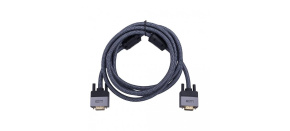 WG Kabel VGA (male) to VGA (male) / 2m / nylon braided / aluminum housing / HD WG Kabel VGA (male) to VGA (male) / 2m / nylon braided / aluminum housing / HD