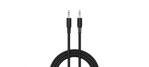 WG Propojovací AUX kabel Jack 3,5mm / 1m / black WG Propojovací AUX kabel Jack 3,5mm / 1m / black
