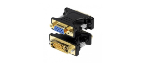 WG Redukce DVI-I Dual Link (male) to VGA (female; D-Sub DE-15) / black WG Redukce DVI-I Dual Link (male) to VGA (female; D-Sub DE-15) / black