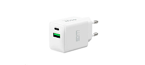 WG Síťová nabíječka GaN 2xUSB (A+C)/USB-C PD45W+USB-A QC3.0 18W/white WG Síťová nabíječka GaN 2xUSB (A+C)/USB-C PD45W+USB-A QC3.0 18W/white