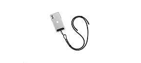 WG Crossbody strap s datovým kabelem Type C – Type C/1.7m/3A/60W/nylon braided/black WG Crossbody strap s datovým kabelem Type C – Type C/1.7m/3A/60W/nylon braided/black