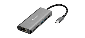 Sandberg USB-C Dock HDMI+LAN+SD+USB100W Sandberg USB-C Dock HDMI+LAN+SD+USB100W